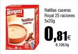FROIZ ROYAL Natillas caseras 25 raciones oferta