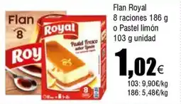 FROIZ ROYAL Flan 8 raciones o Pastel limón oferta