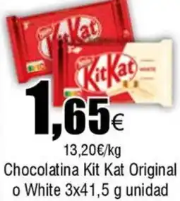 FROIZ KIt Kat Chocolatina Original o White oferta