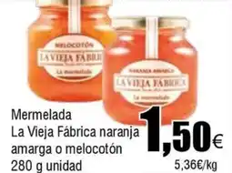 FROIZ LA VIEJA FABRICA Mermelada naranja amarga o melocotón oferta