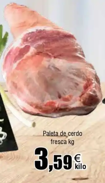 FROIZ Paleta de cerdo fresca oferta