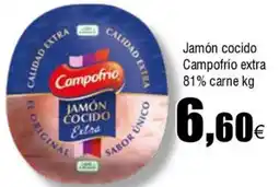 FROIZ CAMPOFRIO Jamón cocido extra 81% carne oferta