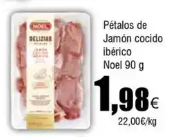 FROIZ NOEL Pétalos de Jamón cocido ibérico oferta