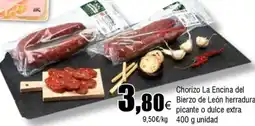 FROIZ Chorizo La Encina del Bierzo de León herradura picante o dulce extra oferta