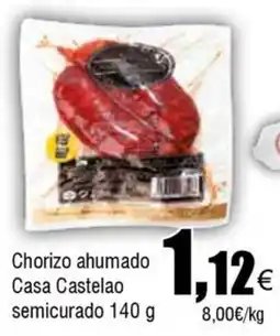 FROIZ Chorizo ahumado Casa Castelao semicurado oferta