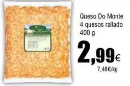 FROIZ Queso Do Monte 4 quesos rallado oferta