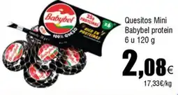 FROIZ BABYBEL Quesitos Mini protein 6 u oferta