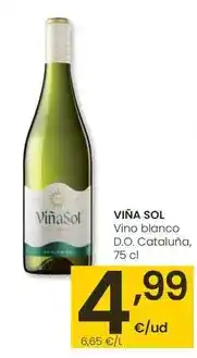 Eroski Viña sol - vino blanco d.o. cataluña oferta