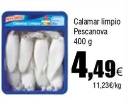 FROIZ PESCANOVA Calamar limpio oferta