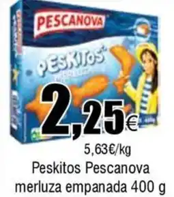 FROIZ PESCANOVA Peskitos merluza empanada oferta