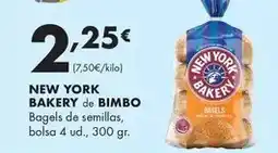 Supermercados Lupa Bimbo - new york bakery bagels de semillas oferta