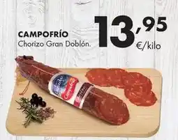 Supermercados Lupa Campofrío - chorizo gran doblón oferta