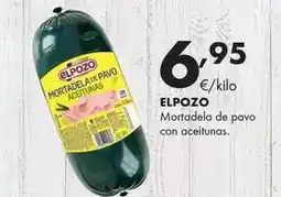 Supermercados Lupa Elpozo - mortadela de pavo con aceitunas oferta