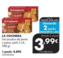Supermercados Lupa La cocinera - san jacobos de jamon y queso oferta
