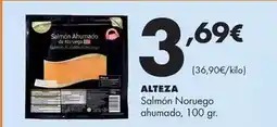Supermercados Lupa Alteza - salmon noruego ahumado oferta