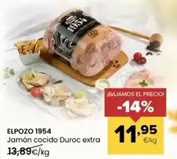 Autoservicios Familia Elpozo - jamon cocido duroc extra oferta