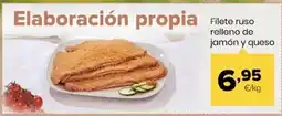 Autoservicios Familia Filete ruso relleno de jamon y queso oferta