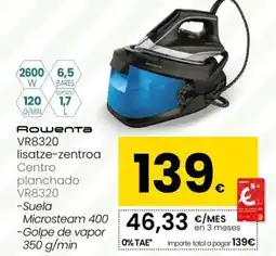 Eroski ROWENTA VR8320 lisatze-zentroa oferta