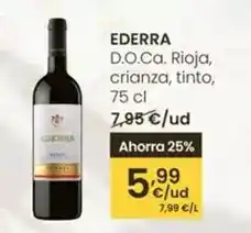 Eroski Ederra - d.o.ca. rioja, crianza, tinto oferta