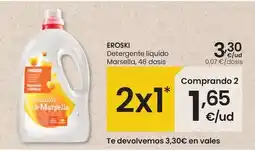 Eroski Eroski - detergente liquido marsella oferta