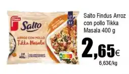 FROIZ FINDUS Salto Arroz con pollo Tikka Masala oferta