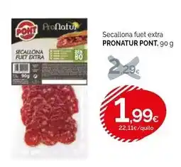 Condis Pont - secallona fuet extra oferta