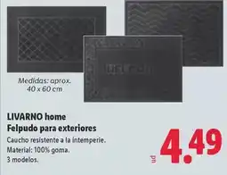 Lidl Livarno home - felpudo para exteriores oferta