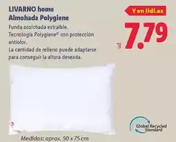 Lidl Livarno home - almohada polygiene oferta