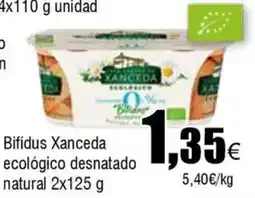 FROIZ BIFIDUS Xanceda ecológico desnatado natural oferta