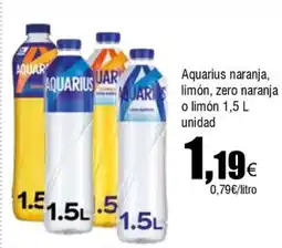 FROIZ Aquarius naranja, limón, zero naranja o limón oferta
