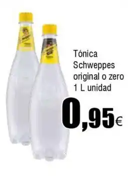 FROIZ SCHWEPPES Tónica original o zero oferta