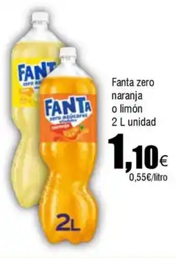 FROIZ FANTA zero naranja o limon oferta