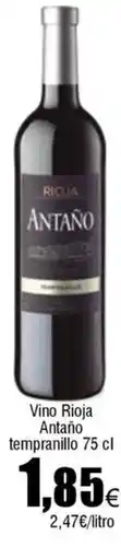 FROIZ ANTAÑO Vino Rioja tempranillo oferta