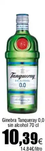 FROIZ TANQUERAY Ginebra 0,0 sin alcohol oferta