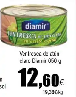 FROIZ DIAMIR Ventresca de atún claro oferta