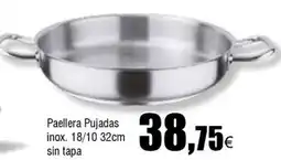 FROIZ Paellera Pujadas inox. 18/10 32cm sin tapa oferta