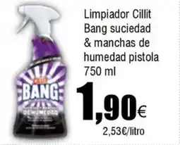 FROIZ CILLIT BANG Limpiador suciedad & manchas de humedad pistola oferta