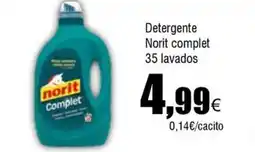 FROIZ NORIT Detergente complet 35 lavados oferta