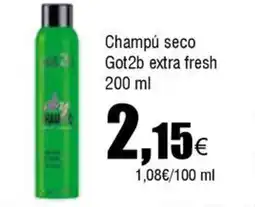 FROIZ GOT2B Champú seco extra fresh oferta