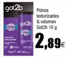 FROIZ GOT2B Polvos texturizantes & volumen oferta