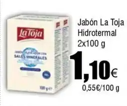 FROIZ LA TOJA Jabón Hidrotermal oferta