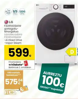 Eroski LG F2DR5S09A1W garbigailu- lehorgailua oferta