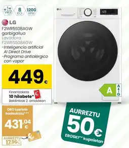 Eroski LG F2WR5S08AGW garbigailua oferta