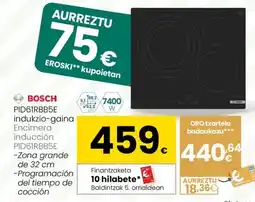 Eroski BOSCH PID61RBB5E indukzio-gaina oferta