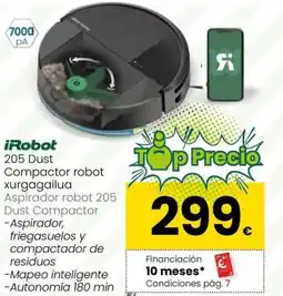 Eroski IROBOT 205 Dust Compactor robot xurgagailua oferta