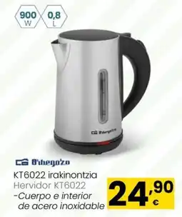 Eroski KT6022 irakinontzia Hervidor KT6022 oferta