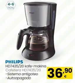 Eroski PHILIPS HD7435/20 kafe-makina oferta