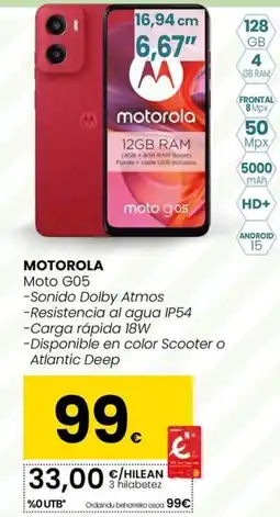 Eroski MOTOROLA Moto G05 oferta