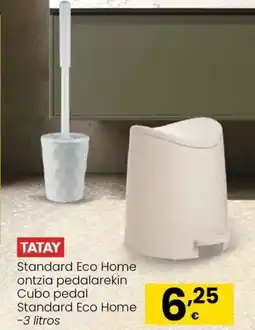 Eroski TATAY Standard Eco Home ontzia pedalarekin Cubo pedal oferta