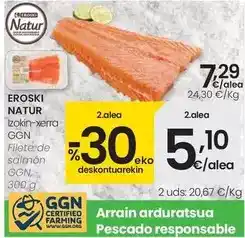 Eroski Eroski natur - filete de salmón ggn oferta